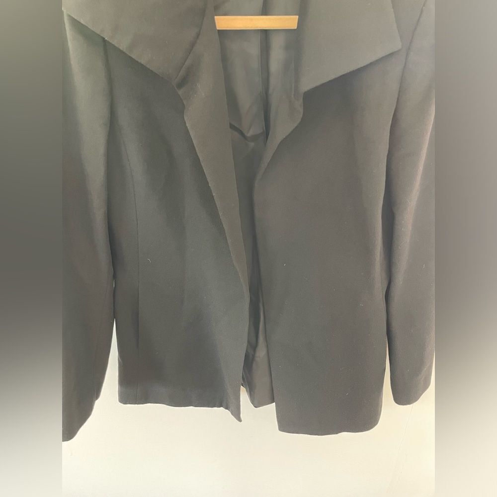 Vintage Dana Buchman Black jacket / blazer size 6 100% cashmere - Picture 2 of 8